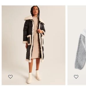 Abercrombie quilted puffer